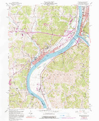 Download a high-resolution, GPS-compatible USGS topo map for Gallipolis, OH (1990 edition)