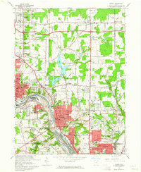 Download a high-resolution, GPS-compatible USGS topo map for Girard, OH (1964 edition)