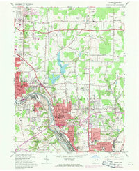 Download a high-resolution, GPS-compatible USGS topo map for Girard, OH (1971 edition)