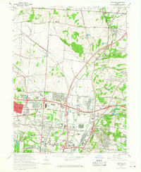 1965 Map of Glendale, 1968 Print