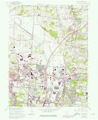 1965 Map of Glendale, 1976 Print
