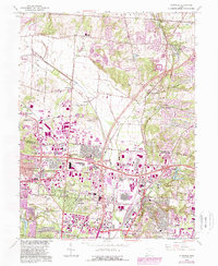 Download a high-resolution, GPS-compatible USGS topo map for Glendale, OH (1988 edition)