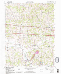 Download a high-resolution, GPS-compatible USGS topo map for Glenford, OH (1995 edition)