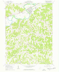 Download a high-resolution, GPS-compatible USGS topo map for Gnadenhutten, OH (1963 edition)