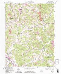 Download a high-resolution, GPS-compatible USGS topo map for Gore, OH (1995 edition)