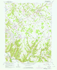 Download a high-resolution, GPS-compatible USGS topo map for Goshen, OH (1976 edition)