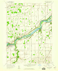 Download a high-resolution, GPS-compatible USGS topo map for Grand Rapids, OH (1960 edition)
