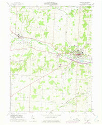 1961 Map of Granville, OH, 1975 Print