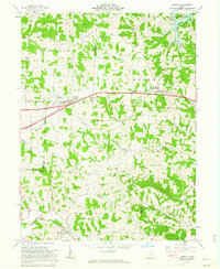 Download a high-resolution, GPS-compatible USGS topo map for Gratiot, OH (1963 edition)