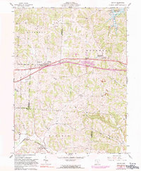 Download a high-resolution, GPS-compatible USGS topo map for Gratiot, OH (1990 edition)