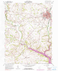 Download a high-resolution, GPS-compatible USGS topo map for Greenfield, OH (1990 edition)