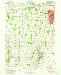 Download a high-resolution, GPS-compatible USGS topo map for Greenville West, OH (1962 edition)