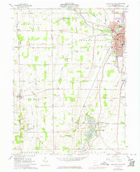 Download a high-resolution, GPS-compatible USGS topo map for Greenville West, OH (1974 edition)