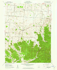 Download a high-resolution, GPS-compatible USGS topo map for Hallsville, OH (1962 edition)