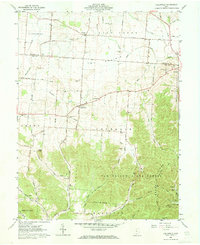 Download a high-resolution, GPS-compatible USGS topo map for Hallsville, OH (1973 edition)