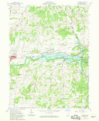 Download a high-resolution, GPS-compatible USGS topo map for Hanover, OH (1970 edition)