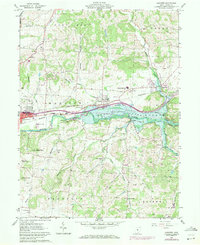 Download a high-resolution, GPS-compatible USGS topo map for Hanover, OH (1971 edition)