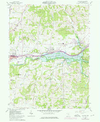 Download a high-resolution, GPS-compatible USGS topo map for Hanover, OH (1976 edition)