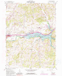 Download a high-resolution, GPS-compatible USGS topo map for Hanover, OH (1990 edition)