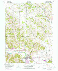 preview thumbnail of historical topo map of Harrison, OH in 1955