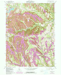 Download a high-resolution, GPS-compatible USGS topo map for Harrisville, OH (1985 edition)