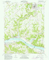 Download a high-resolution, GPS-compatible USGS topo map for Higginsport, OH (1976 edition)
