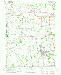 1966 Map of Dublin, OH, 1968 Print