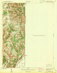 1943 Map of Hooven