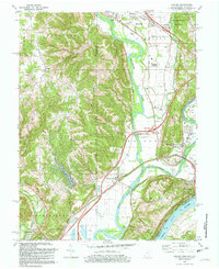 Download a high-resolution, GPS-compatible USGS topo map for Hooven, OH (1982 edition)
