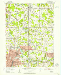 Download a high-resolution, GPS-compatible USGS topo map for Hudson, OH (1955 edition)