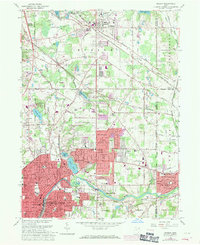 Download a high-resolution, GPS-compatible USGS topo map for Hudson, OH (1971 edition)