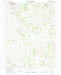 Download a high-resolution, GPS-compatible USGS topo map for Hunt, OH (1975 edition)