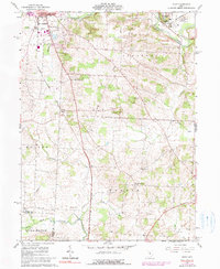 Download a high-resolution, GPS-compatible USGS topo map for Hunt, OH (1990 edition)