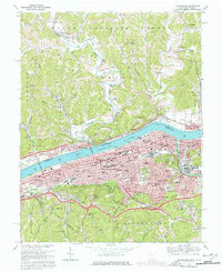 Download a high-resolution, GPS-compatible USGS topo map for Huntington, OH (1977 edition)