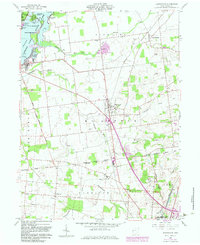 Download a high-resolution, GPS-compatible USGS topo map for Huntsville, OH (1983 edition)