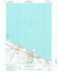 Download a high-resolution, GPS-compatible USGS topo map for Huron, OH (1979 edition)
