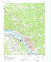 Download a high-resolution, GPS-compatible USGS topo map for Ironton, OH (1974 edition)