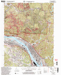 Download a high-resolution, GPS-compatible USGS topo map for Ironton, OH (2006 edition)