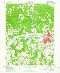 Download a high-resolution, GPS-compatible USGS topo map for Jackson, OH (1963 edition)