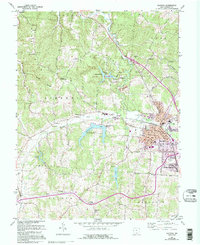 Download a high-resolution, GPS-compatible USGS topo map for Jackson, OH (1995 edition)