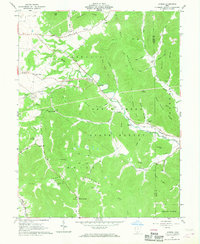 Download a high-resolution, GPS-compatible USGS topo map for Jaybird, OH (1968 edition)