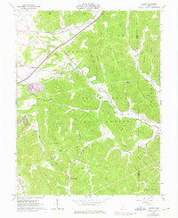Download a high-resolution, GPS-compatible USGS topo map for Jaybird, OH (1975 edition)