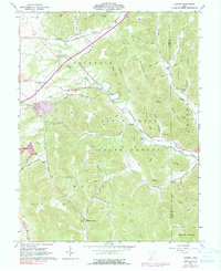 Download a high-resolution, GPS-compatible USGS topo map for Jaybird, OH (1990 edition)