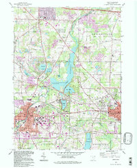 Download a high-resolution, GPS-compatible USGS topo map for Kent, OH (1997 edition)