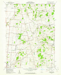 preview thumbnail of historical topo map of Champaign County, OH in 1961