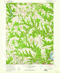 Download a high-resolution, GPS-compatible USGS topo map for Knoxville, OH (1960 edition)