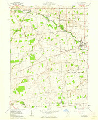 1961 Map of La Rue, OH, 1962 Print