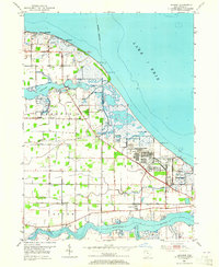 Download a high-resolution, GPS-compatible USGS topo map for Lacarne, OH (1965 edition)