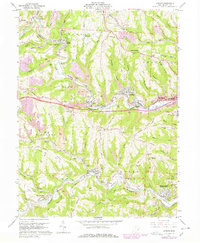 Download a high-resolution, GPS-compatible USGS topo map for Lansing, OH (1978 edition)