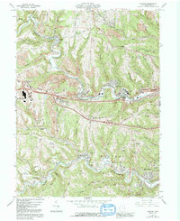 Download a high-resolution, GPS-compatible USGS topo map for Lansing, OH (1993 edition)